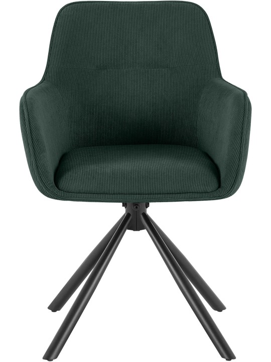 Stoel Tipton Cord, groen Stoel Tipton Cord, groen
