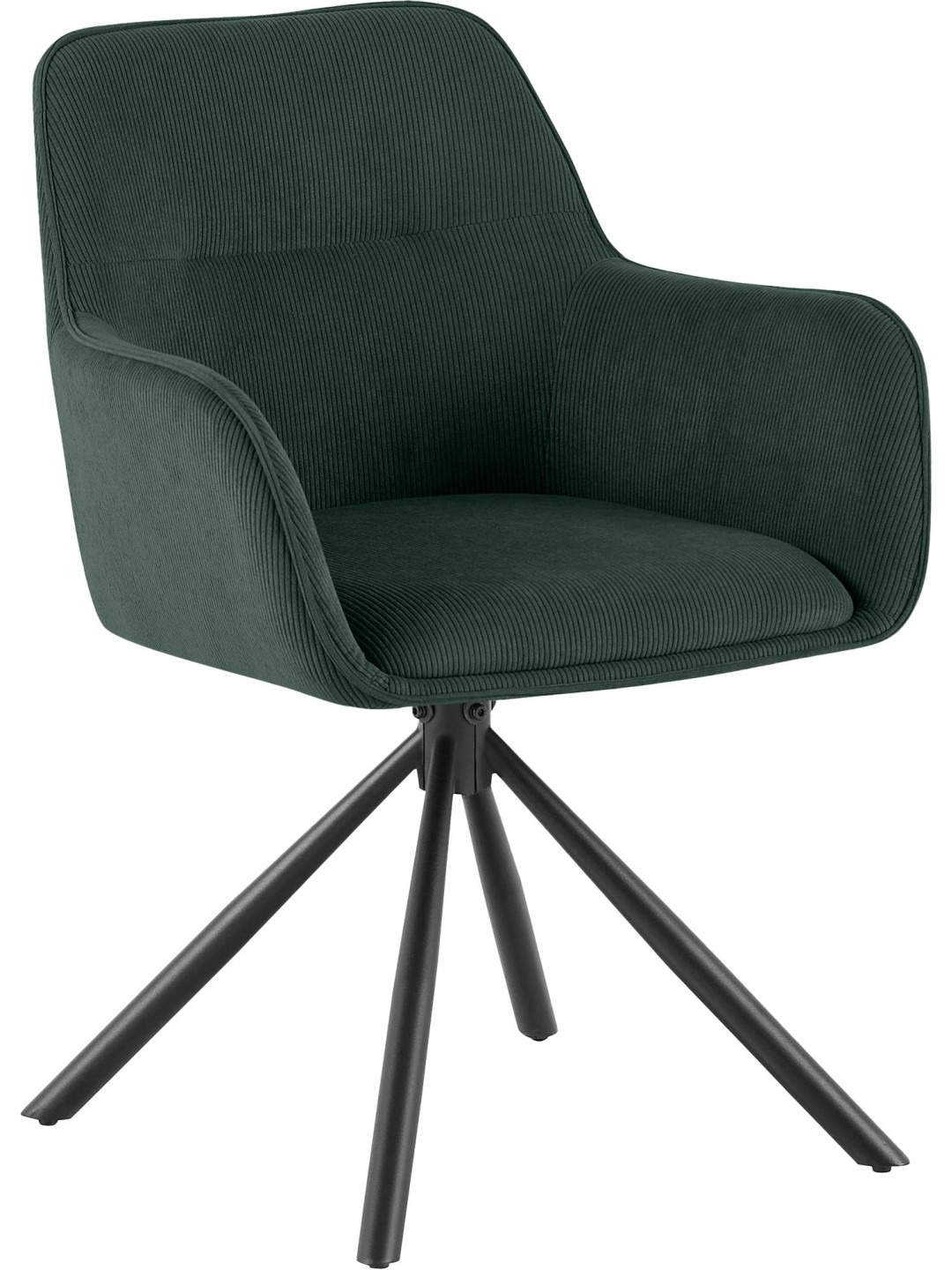 Stoel Tipton Cord, groen