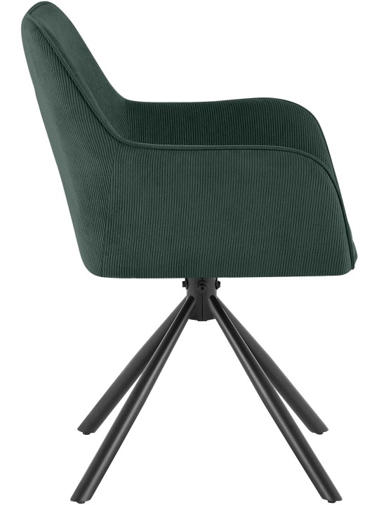 Stoel Tipton Cord, groen Stoel Tipton Cord, groen
