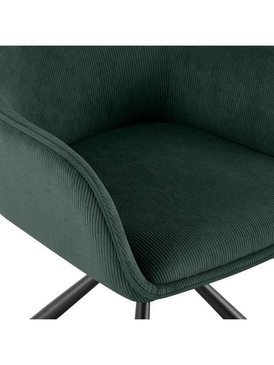Stoel Tipton Cord, groen Stoel Tipton Cord, groen