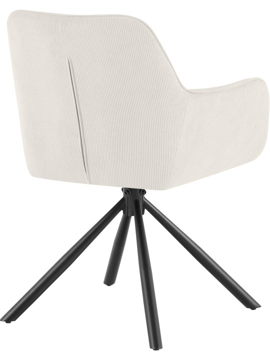 Stoel Tipton Cord, crème