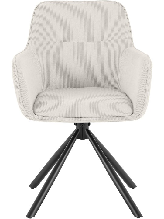 Stoel Tipton Cord, crème