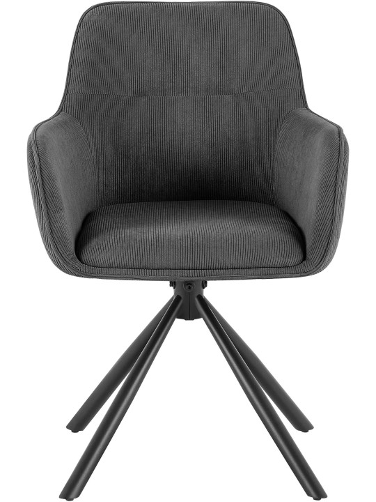 Stoel Tipton Cord, grijs