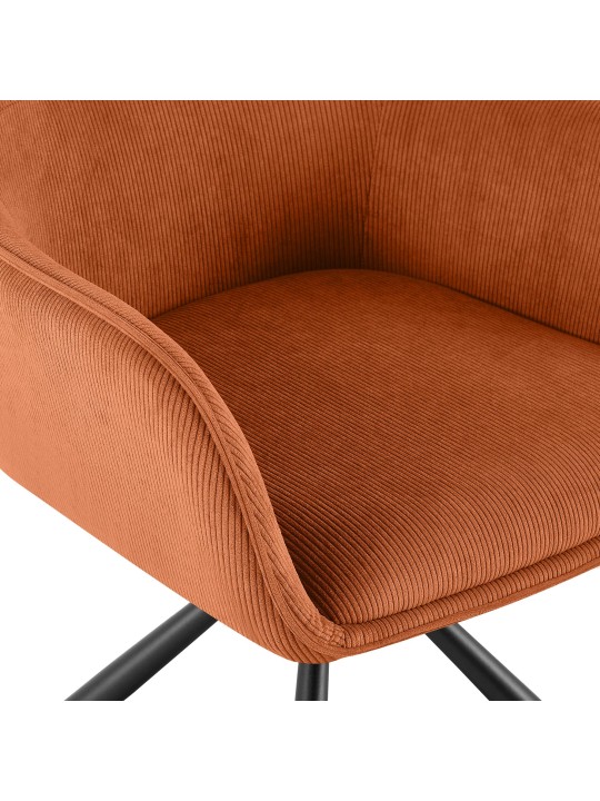 Stoel Tipton Cord, oranje Stoel Tipton Cord, oranje