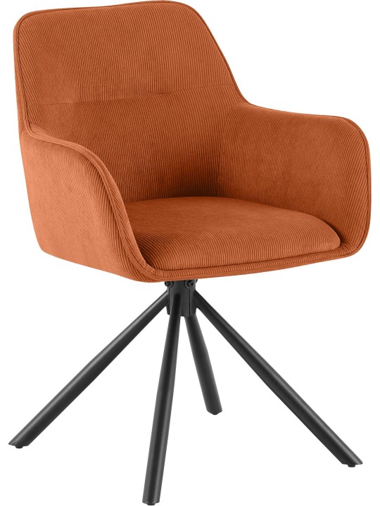 Stoel Tipton Cord, oranje Stoel Tipton Cord, oranje
