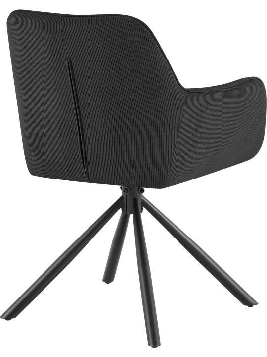 Stoel Tipton Cord, zwart Stoel Tipton Cord, zwart