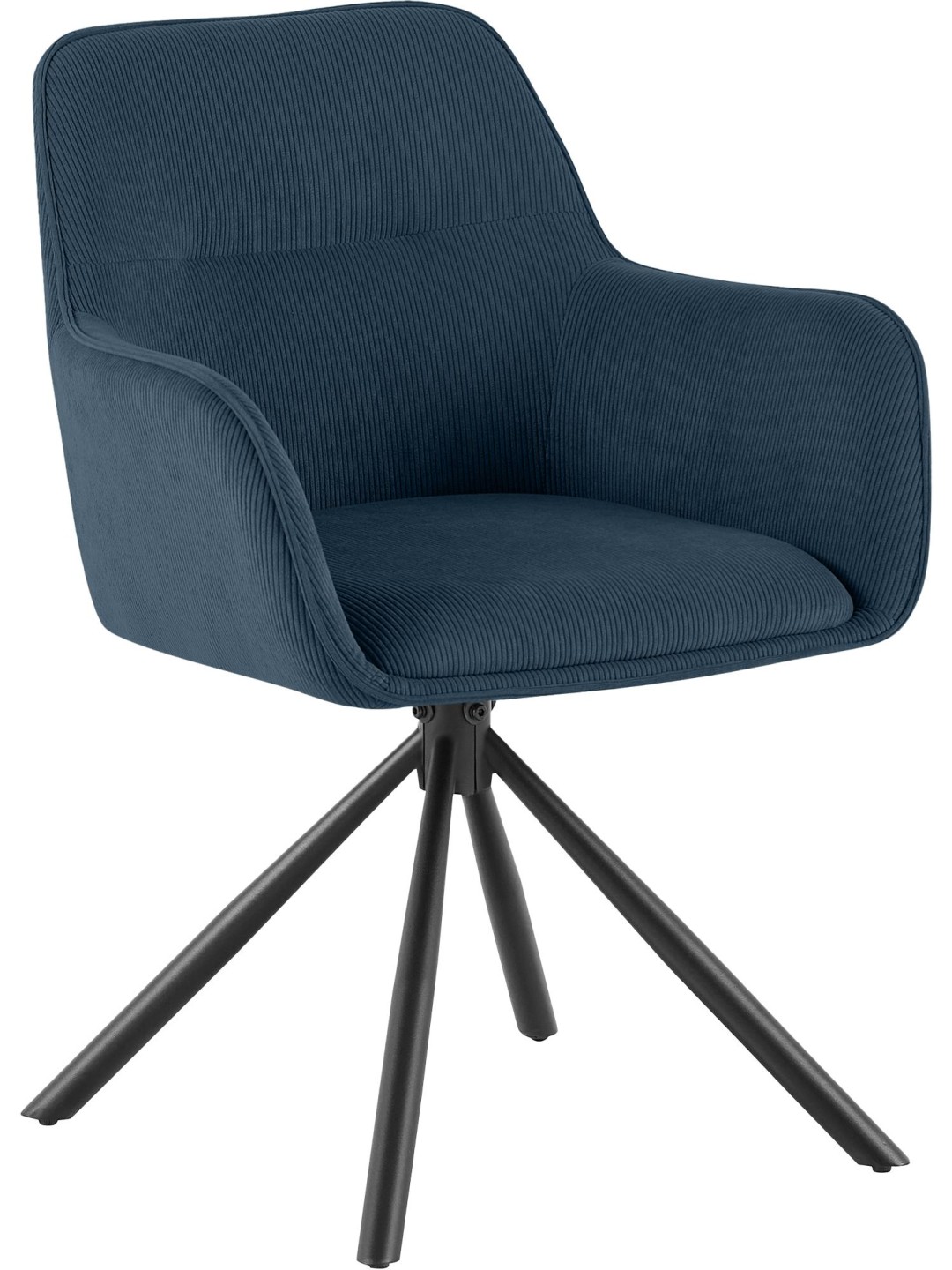 Stoel Tipton Cord, blauw