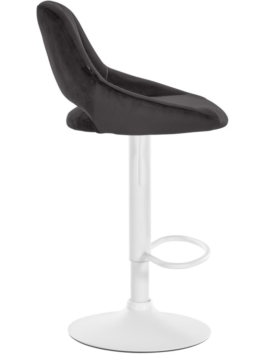 Barkruk Milet fluweel, zwart Barkruk Milet fluweel, zwart