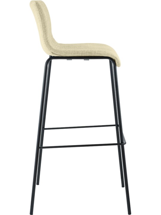 Barkruk Hoover stof 4-poots frame, crème Barkruk Hoover stof 4-poots frame, crème