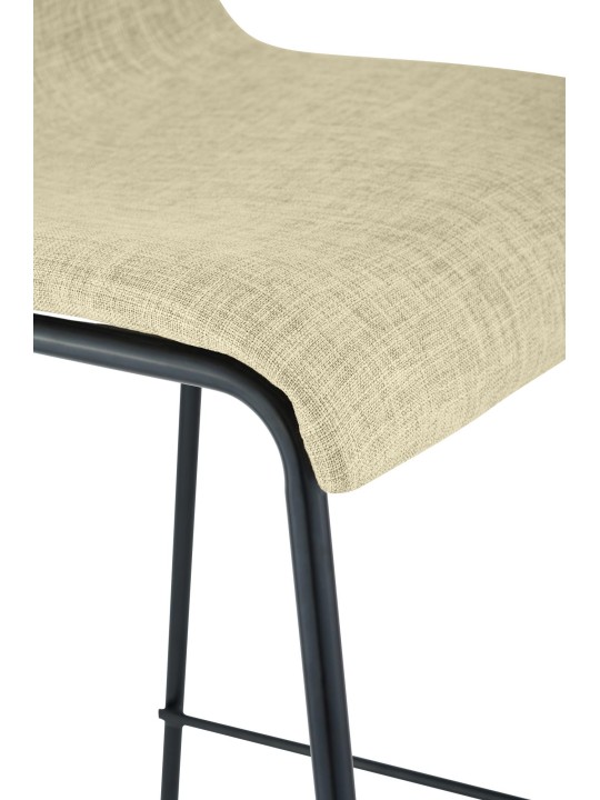 Barkruk Hoover stof 4-poots frame, crème Barkruk Hoover stof 4-poots frame, crème