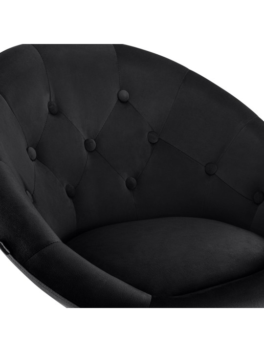 Barkruk London fluweel wit, zwart Barkruk London fluweel wit, zwart