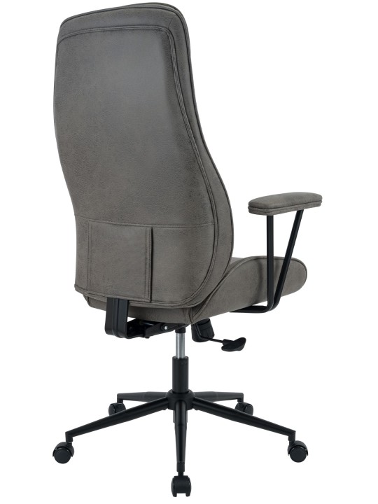 Bureaustoel Siddar, antiek grijs