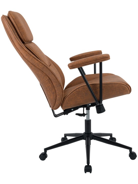 Bureaustoel Siddar, antiek bruin