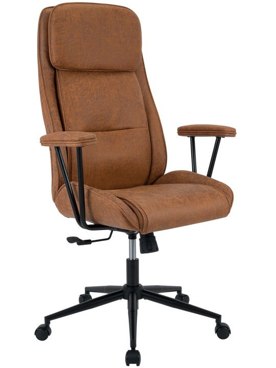 Bureaustoel Siddar, antiek bruin