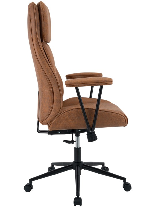 Bureaustoel Siddar, antiek bruin