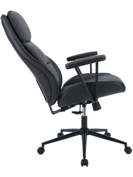 Bureaustoel Siddar, antiek zwart Bureaustoel Siddar, antiek zwart