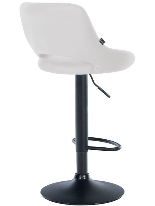 Barkruk Milet kunstleer, wit