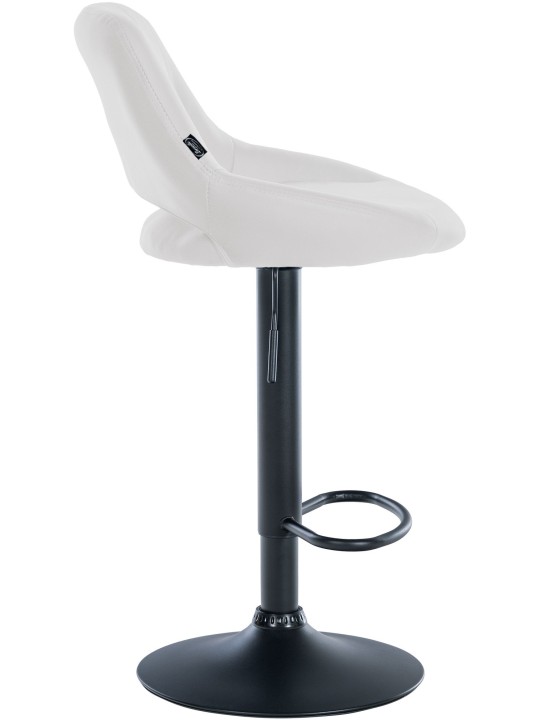 Barkruk Milet kunstleer, wit