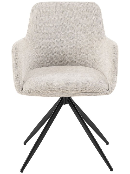 Set van 2 eetkamerstoelen Olema stof, crème Set van 2 eetkamerstoelen Olema stof, crème