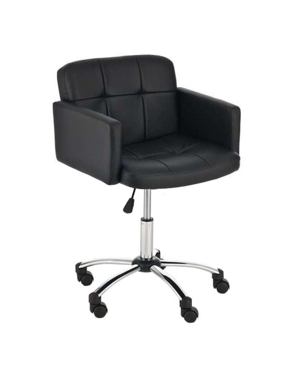 Werkkruk Los Angeles kunstleer, zwart