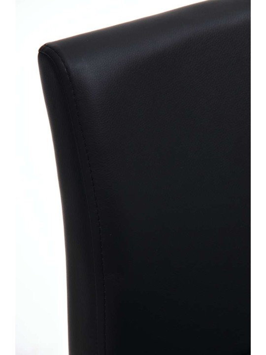 Barkruk Panama E kunstleer, zwart