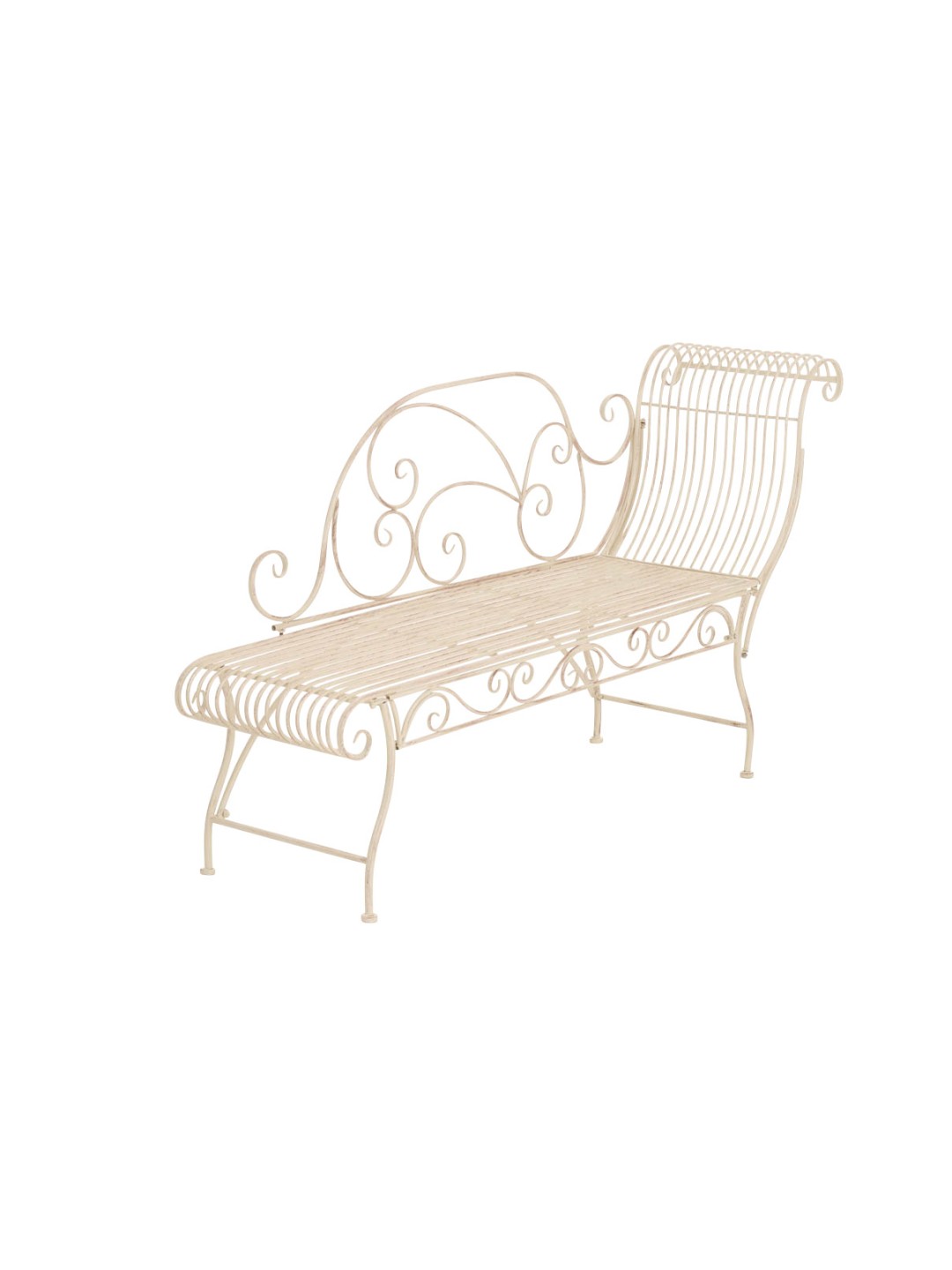 Tuinbank Karma, antiek crème