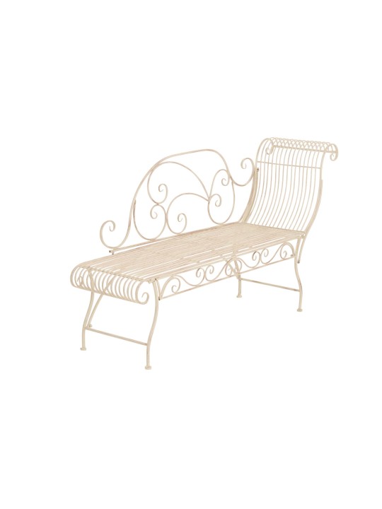 Tuinbank Karma, antiek crème