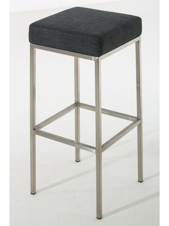 Barkruk Montreal E80 stof, donkergrijs