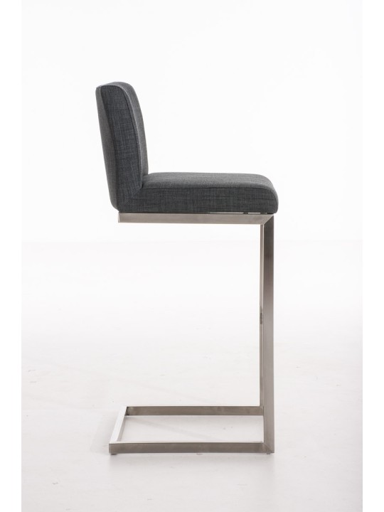 Barkruk Paros stof, donkergrijs