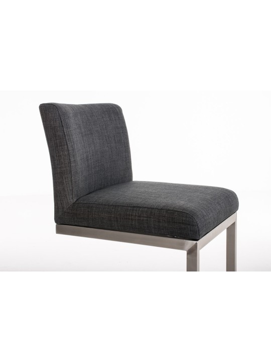 Barkruk Paros stof, donkergrijs