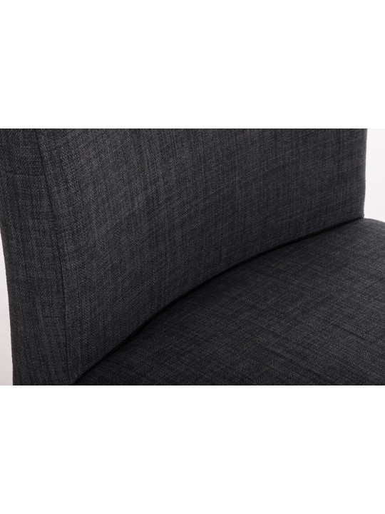 Barkruk Paros stof, donkergrijs