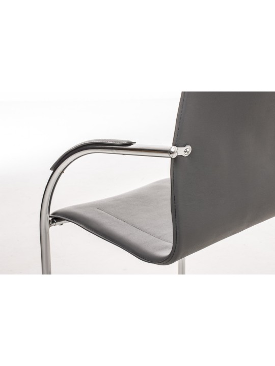 Bezoekersstoel Melina, grijs