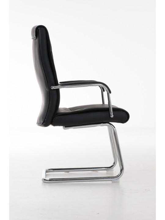 Bezoekersstoel Caro, zwart