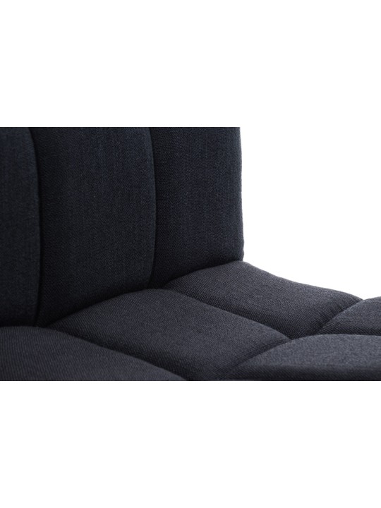 Barkruk Peru STOF C, zwart