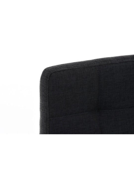 Barkruk Lincoln stof, donkergrijs