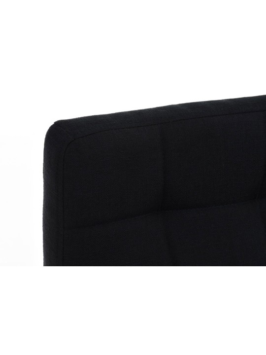 Barkruk Lincoln stof, zwart