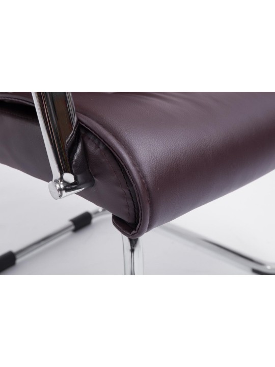 Bezoekersstoel Sievert, bruin Bezoekersstoel Sievert, bruin