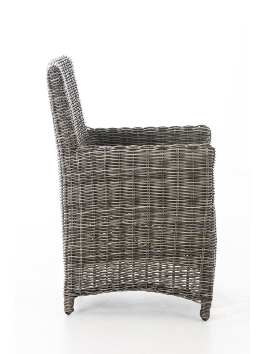 Stoel Fontana / Sankt Marlo Ijzergrijs 5mm, grijs gemêleerd