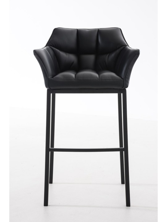 Barkruk Damaso B met 4-poots frame, zwart