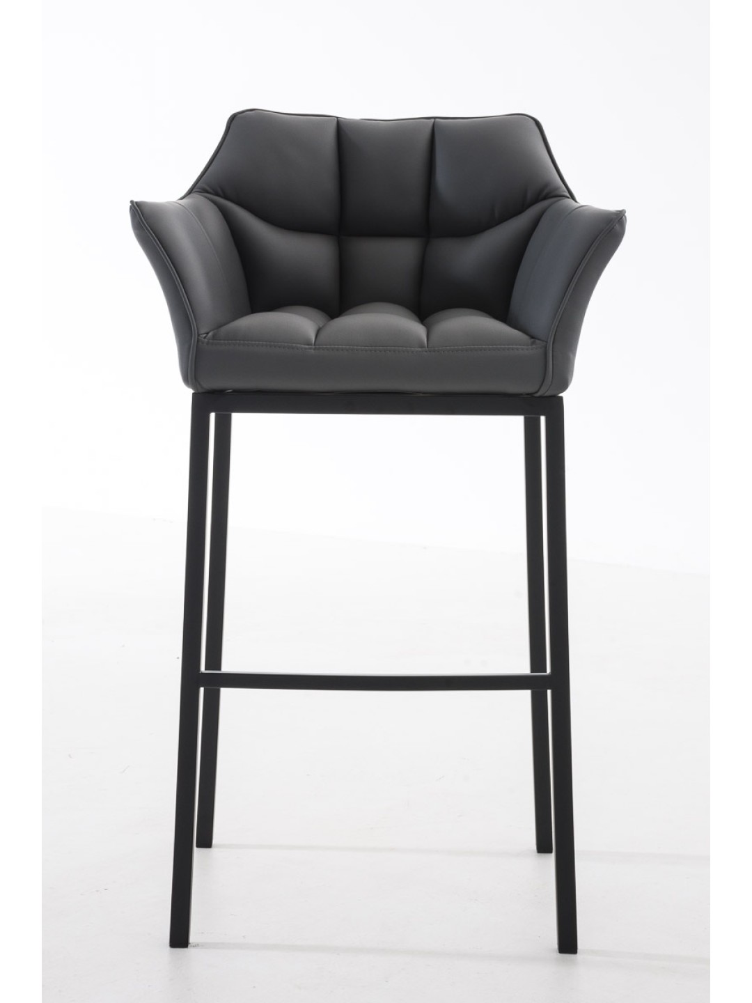 Barkruk Damaso B met 4-poots frame, grijs