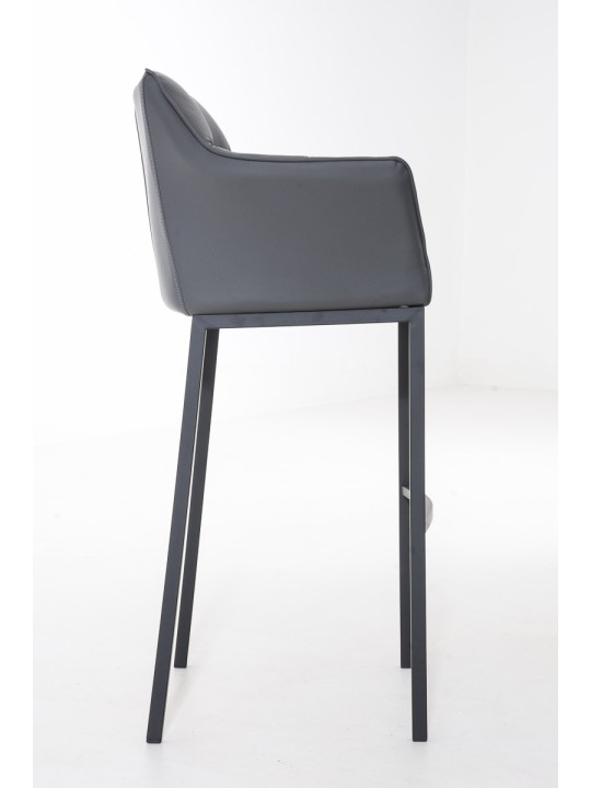 Barkruk Damaso B met 4-poots frame, grijs Barkruk Damaso B met 4-poots frame, grijs