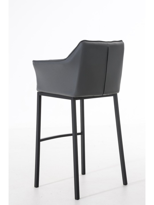 Barkruk Damaso B met 4-poots frame, grijs Barkruk Damaso B met 4-poots frame, grijs