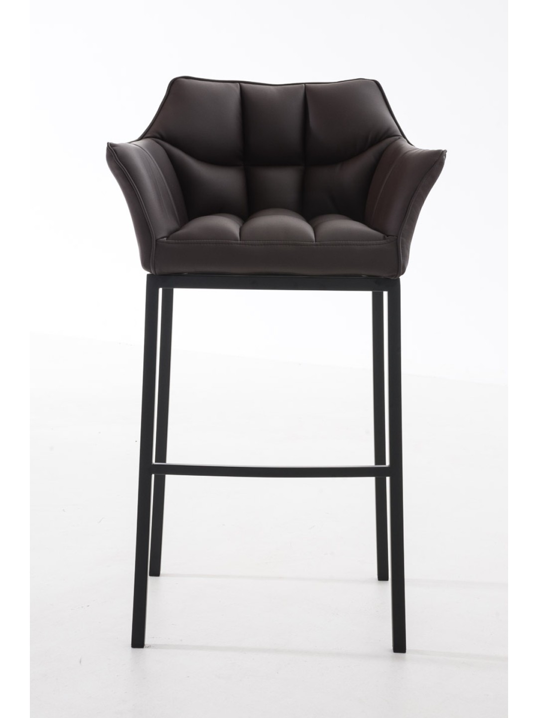 Barkruk Damaso B met 4-poots frame, bruin