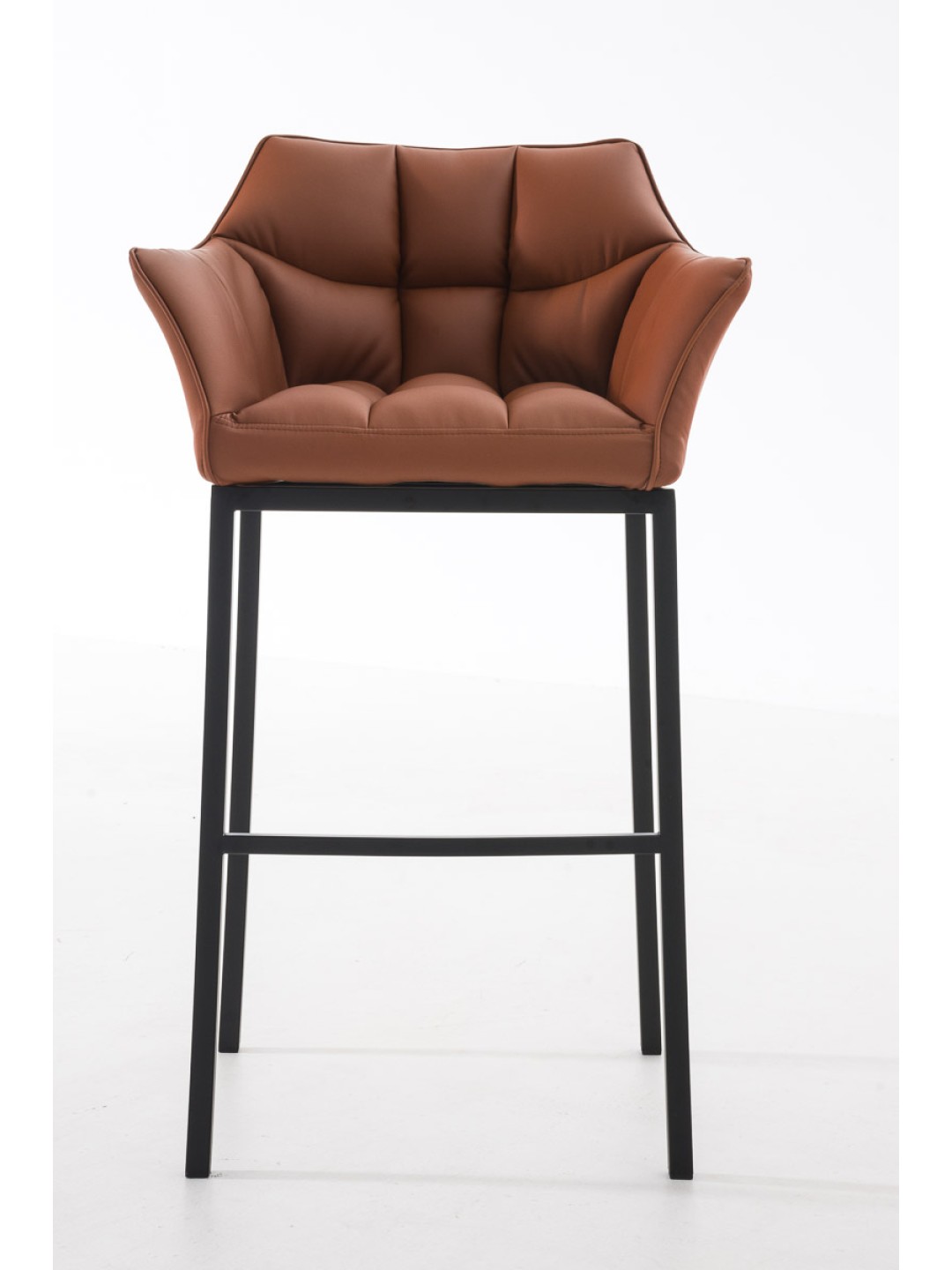 Barkruk Damaso B met 4-poots frame, lichtbruin