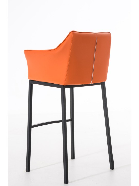 Barkruk Damaso B met 4-poots frame, oranje