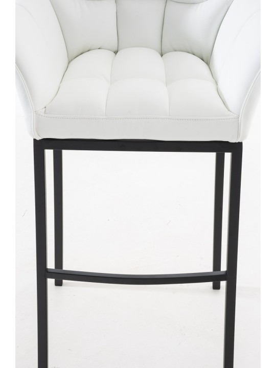 Barkruk Damaso B met 4-poots frame, wit