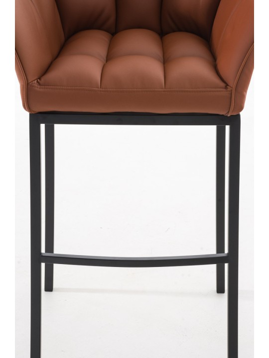 Barkruk Damaso B met 4-poots frame, lichtbruin