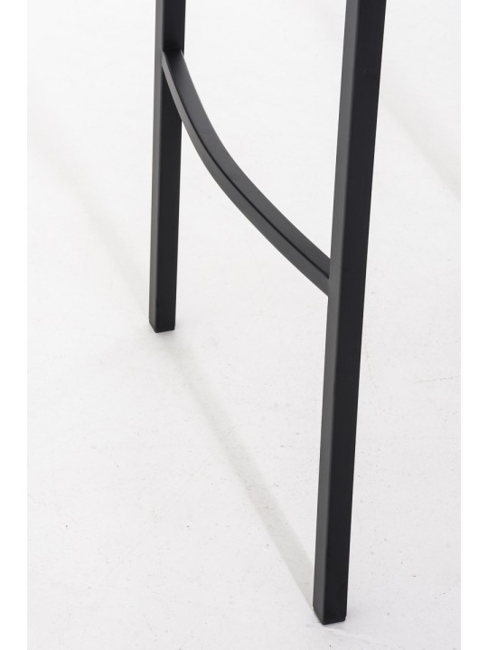 Barkruk Damaso B met 4-poots frame, zwart