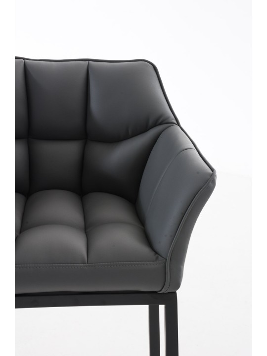 Barkruk Damaso B met 4-poots frame, grijs Barkruk Damaso B met 4-poots frame, grijs