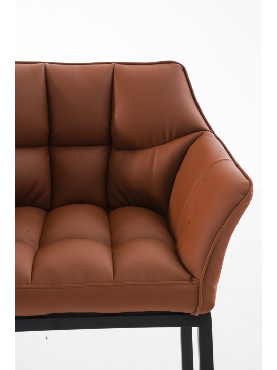 Barkruk Damaso B met 4-poots frame, lichtbruin